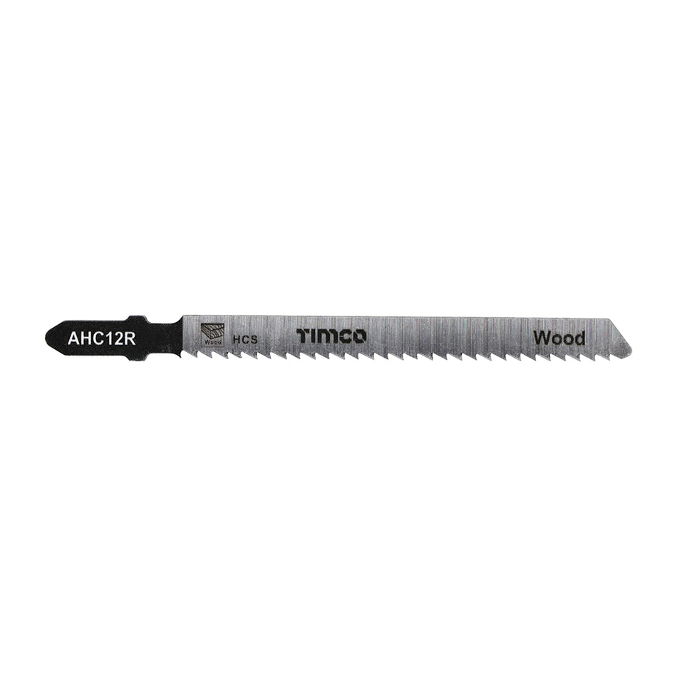 These high carbon steel (HCS) Jigsaw Blades providing a straight clean cut, suitable for softwood, laminate board and plastic. The HCS body has high strength at lower temperatures. Grout & taper ground (GTG) teeth give a clean quick cut. 