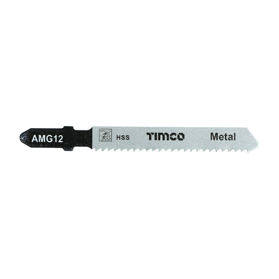 High Speed Steel (HSS) Jigsaw Blade providing a straight fine cut, suitable for steel, stainless steel, aluminium and non-ferrous metals. The HSS body has high strength at higher temperatures. Ideal for high heat generating materials such as mild steel and other metal. Milled & wavy set (MWS) teeth give a fine, straight cut.			
