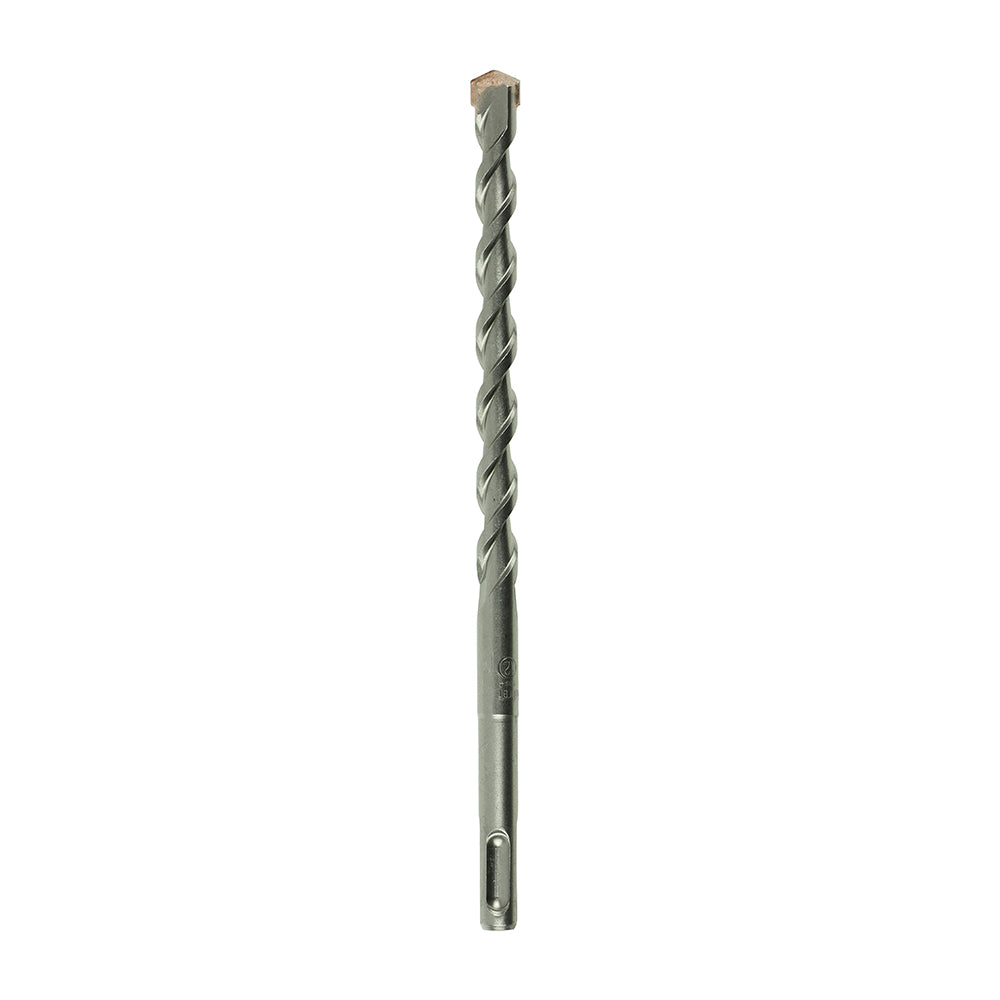 A high performance drill bit with a superior carbide tip to give extended durability. German tested and PGM approved to ensure the bits drill with dimensional precision and performance when used in concrete and masonry. 
USER CAUTION: Rebar drilling will result in reduced tool life. All chisel tip SDS drills can shear if the tip snags the reinforcing whilst passing alongside.