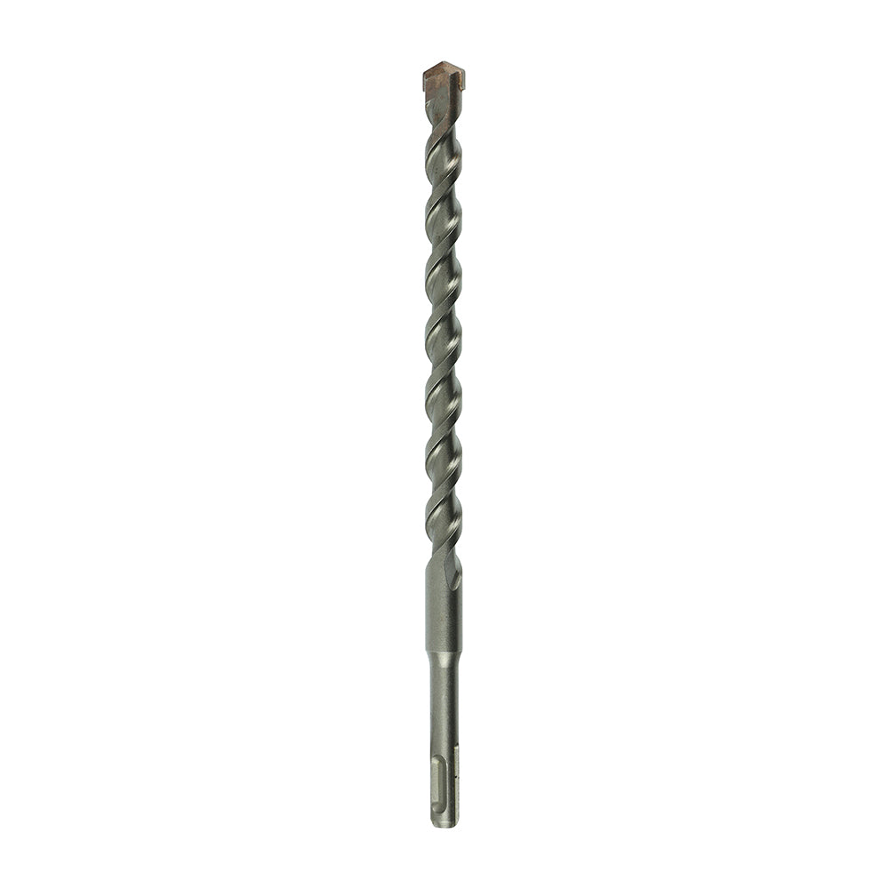 A high performance drill bit with a superior carbide tip to give extended durability. German tested and PGM approved to ensure the bits drill with dimensional precision and performance when used in concrete and masonry. 
USER CAUTION: Rebar drilling will result in reduced tool life. All chisel tip SDS drills can shear if the tip snags the reinforcing whilst passing alongside.