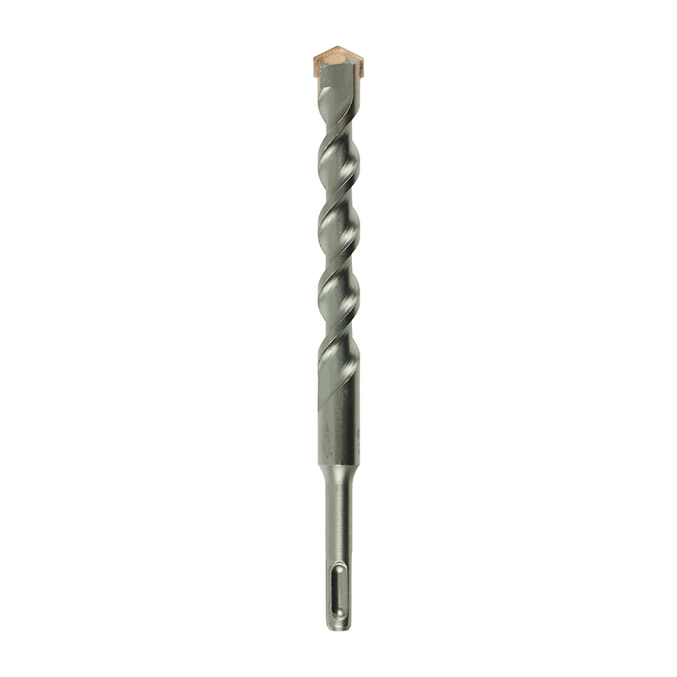 A high performance drill bit with a superior carbide tip to give extended durability. German tested and PGM approved to ensure the bits drill with dimensional precision and performance when used in concrete and masonry. 
USER CAUTION: Rebar drilling will result in reduced tool life. All chisel tip SDS drills can shear if the tip snags the reinforcing whilst passing alongside.