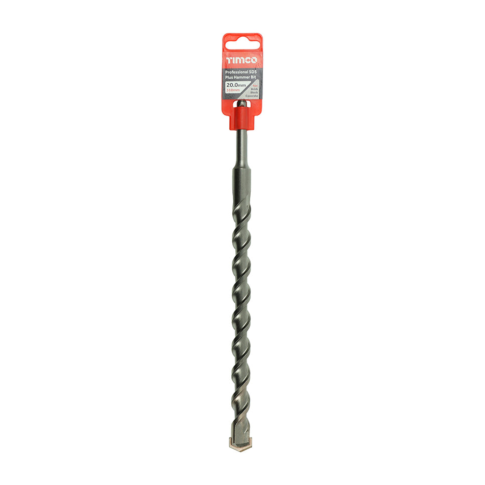 A high performance drill bit with a superior carbide tip to give extended durability. German tested and PGM approved to ensure the bits drill with dimensional precision and performance when used in concrete and masonry. 
USER CAUTION: Rebar drilling will result in reduced tool life. All chisel tip SDS drills can shear if the tip snags the reinforcing whilst passing alongside.