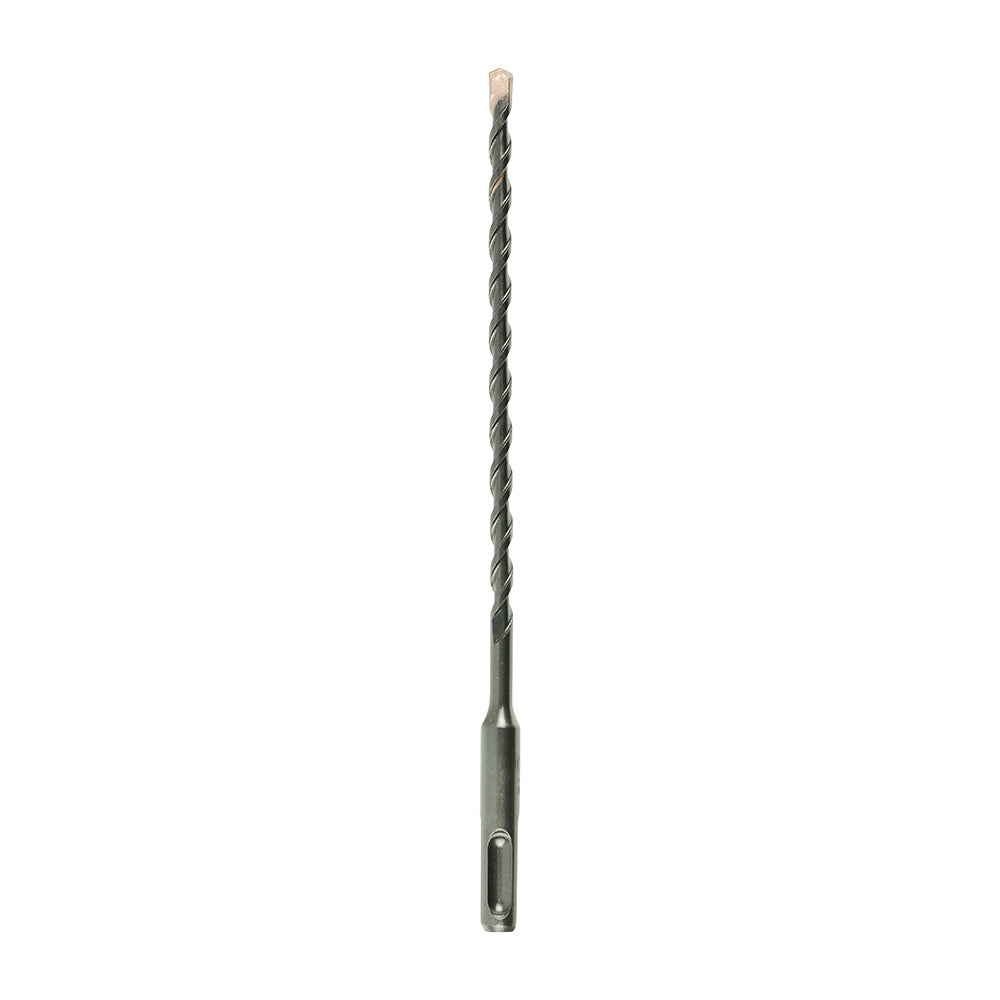 A high performance drill bit with a superior carbide tip to give extended durability. German tested and PGM approved to ensure the bits drill with dimensional precision and performance when used in concrete and masonry. 
USER CAUTION: Rebar drilling will result in reduced tool life. All chisel tip SDS drills can shear if the tip snags the reinforcing whilst passing alongside.