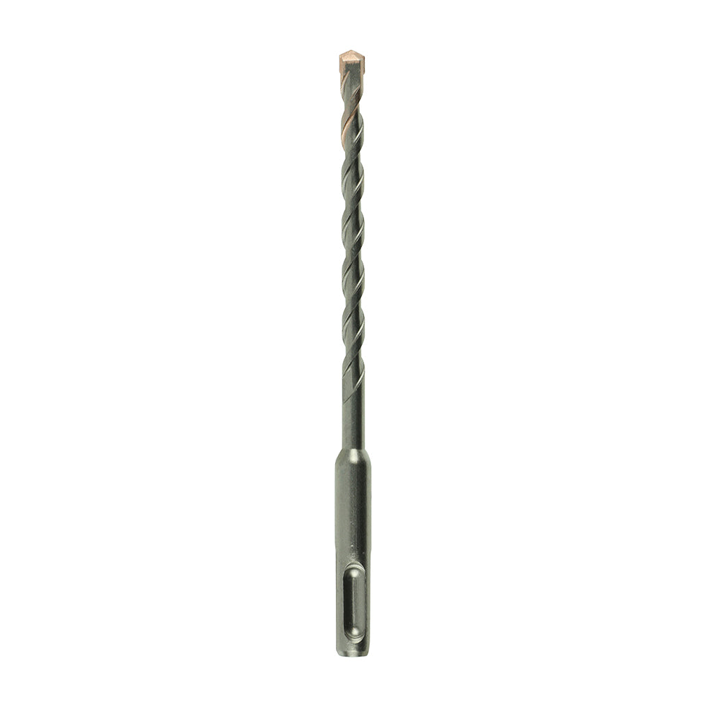 A high performance drill bit with a superior carbide tip to give extended durability. German tested and PGM approved to ensure the bits drill with dimensional precision and performance when used in concrete and masonry. 
USER CAUTION: Rebar drilling will result in reduced tool life. All chisel tip SDS drills can shear if the tip snags the reinforcing whilst passing alongside.