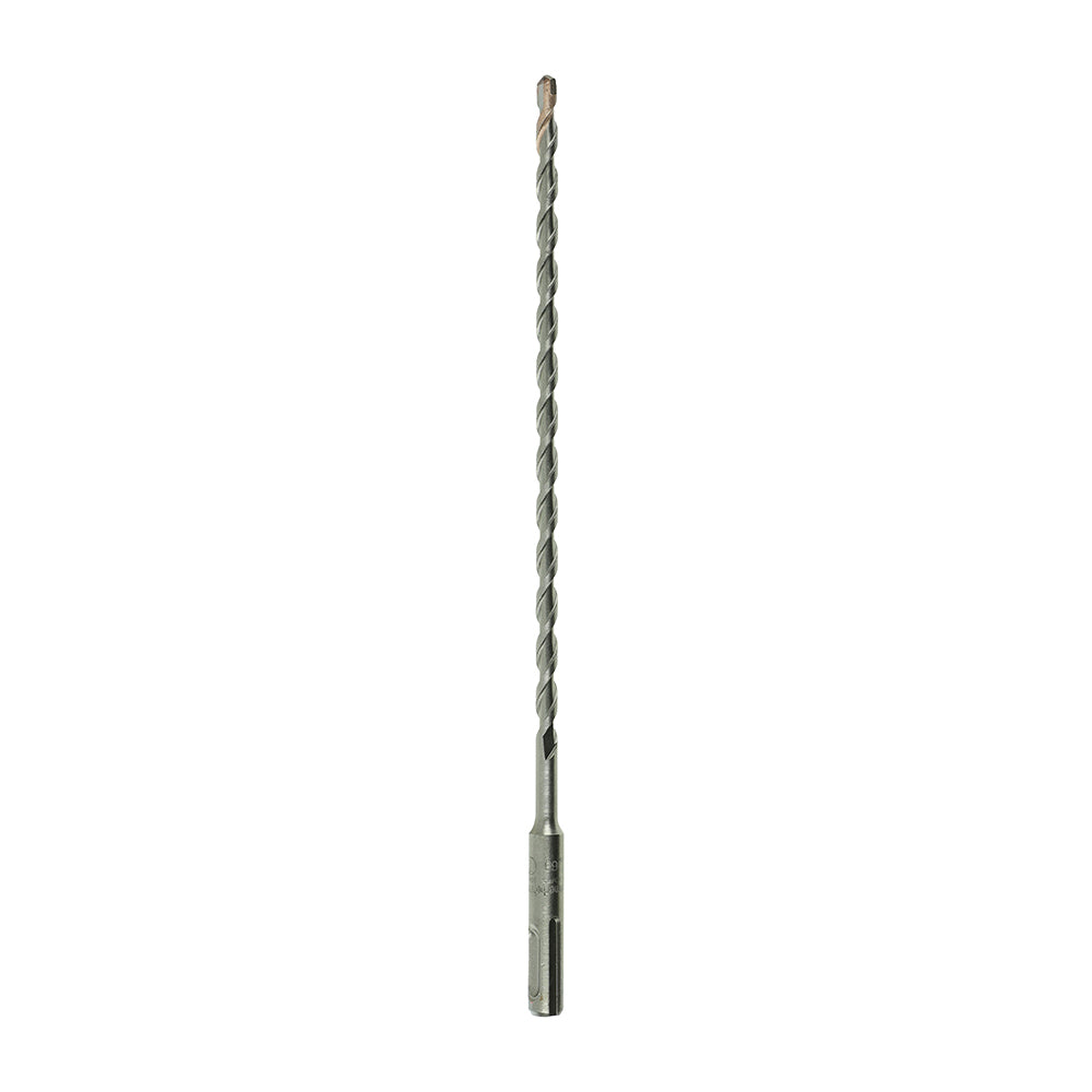 A high performance drill bit with a superior carbide tip to give extended durability. German tested and PGM approved to ensure the bits drill with dimensional precision and performance when used in concrete and masonry. 
USER CAUTION: Rebar drilling will result in reduced tool life. All chisel tip SDS drills can shear if the tip snags the reinforcing whilst passing alongside.