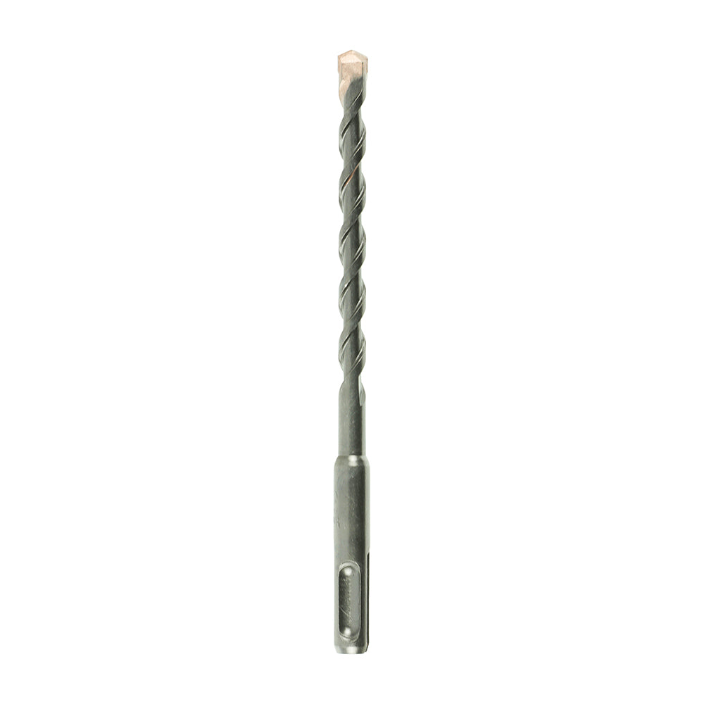 A high performance drill bit with a superior carbide tip to give extended durability. German tested and PGM approved to ensure the bits drill with dimensional precision and performance when used in concrete and masonry. 
USER CAUTION: Rebar drilling will result in reduced tool life. All chisel tip SDS drills can shear if the tip snags the reinforcing whilst passing alongside.