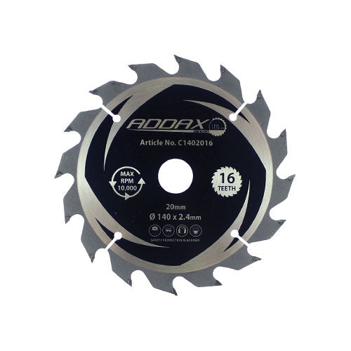 A quick, rough to coarse cut, general purpose TCT timber circular saw blade. Ideal for soft and some hardwoods.