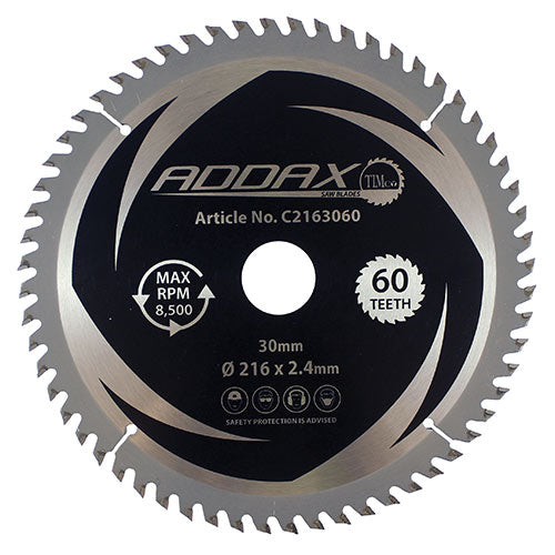 An extra fine cut TCT circular saw blade. Ideal for clean and quick cutting of softwood, hardwoods exotic timber, plywood, cement bonded board and soft fibre board.  