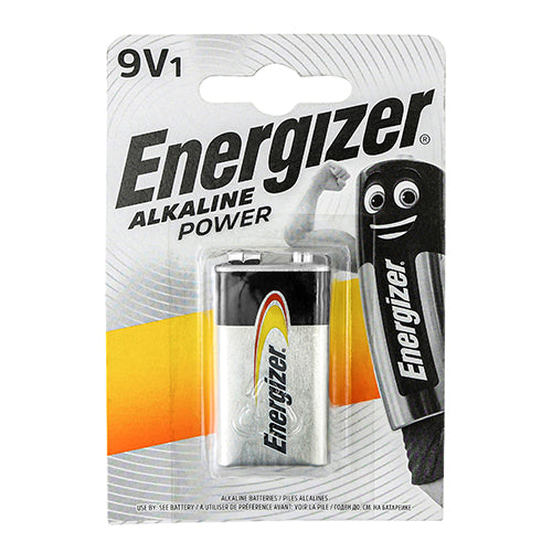 Range of the most commonly used battery types, for use on site in a wide variety of items including torches, radios, smoke alarms, measuring devices and key less entry systems. Alkaline Power for longer life and manufactured by Energizer, a market leading and reliable brand.