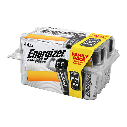 Range of the most commonly used battery types, for use on site in a wide variety of items including torches, radios, smoke alarms, measuring devices and key less entry systems. Alkaline Power for longer life and manufactured by Energizer, a market leading and reliable brand.