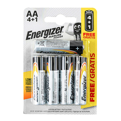 Range of the most commonly used battery types, for use on site in a wide variety of items including torches, radios, smoke alarms, measuring devices and key less entry systems. Alkaline Power for longer life and manufactured by Energizer, a market leading and reliable brand.