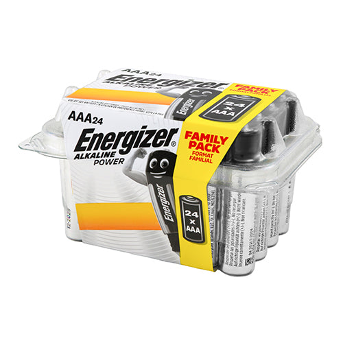 Range of the most commonly used battery types, for use on site in a wide variety of items including torches, radios, smoke alarms, measuring devices and key less entry systems. Alkaline Power for longer life and manufactured by Energizer, a market leading and reliable brand.