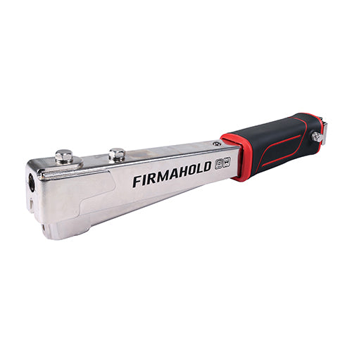 A heavy duty and durable all steel constructed hammer tacker, ideal for applications requiring rapid and effortless staple installation such as roofing membrane and fabric tacking. Suitable for use with TIMco heavy duty staples. 