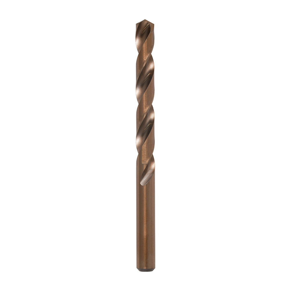 Manufactured from a high quality M35 grade steel. Ideal for drilling holes into stainless steel and other alloy materials. The 135Â° split point prevents the bit from drifting and enables faster penetration. 