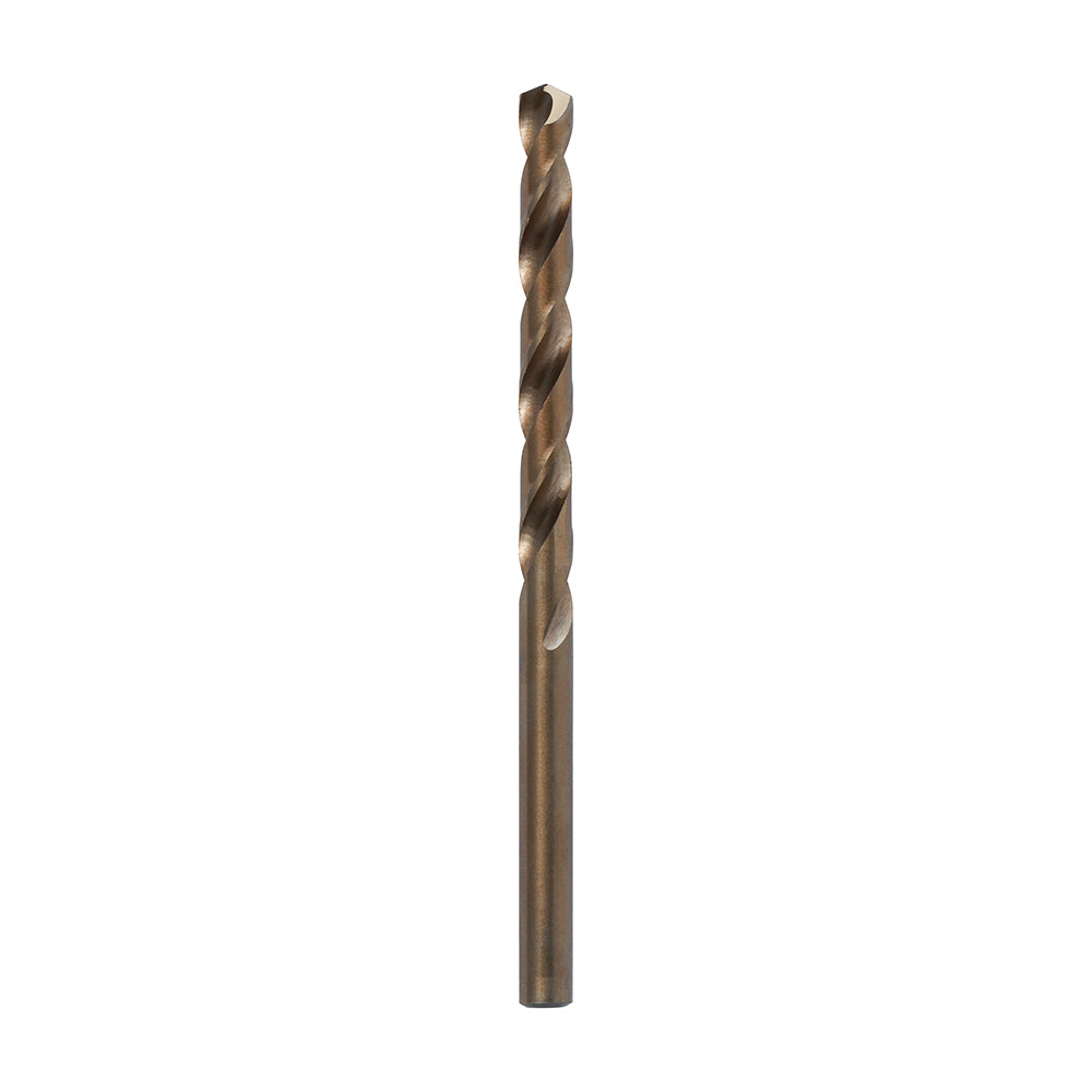 Manufactured from a high quality M35 grade steel. Ideal for drilling holes into stainless steel and other alloy materials. The 135Â° split point prevents the bit from drifting and enables faster penetration. 