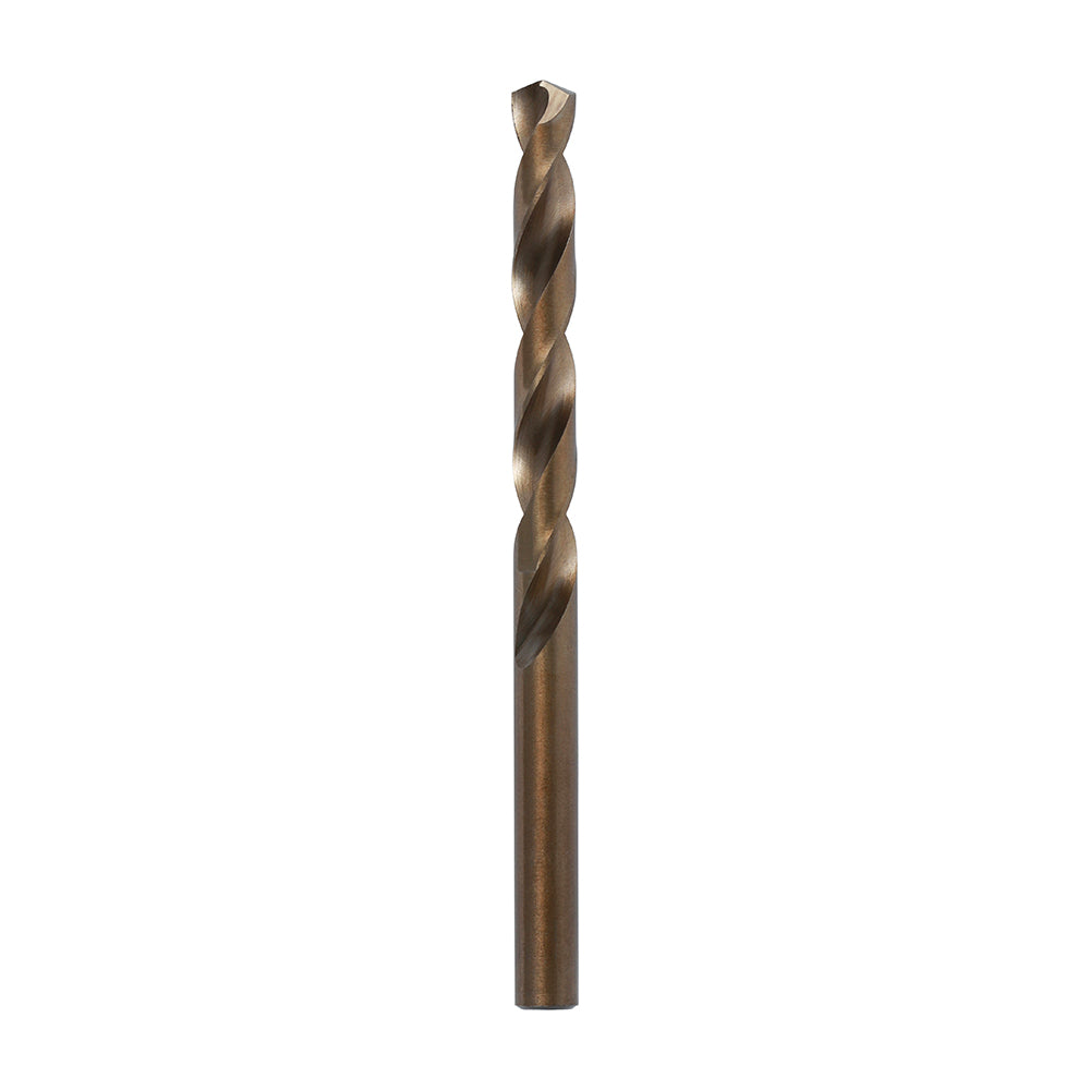 Manufactured from a high quality M35 grade steel. Ideal for drilling holes into stainless steel and other alloy materials. The 135Â° split point prevents the bit from drifting and enables faster penetration. 