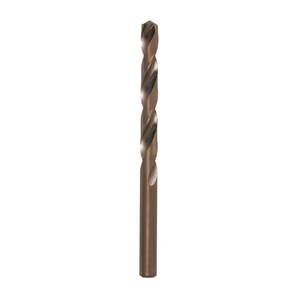 Manufactured from a high quality M35 grade steel. Ideal for drilling holes into stainless steel and other alloy materials. The 135Â° split point prevents the bit from drifting and enables faster penetration. 