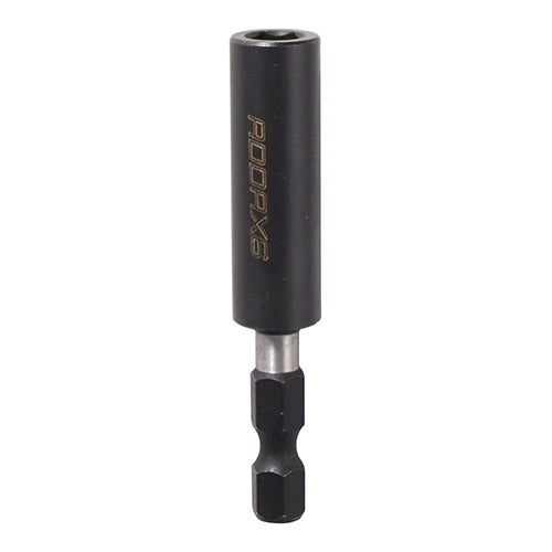 A high quality magnetic 1/4â€ hex drive adaptor with a unique â€˜torsion zoneâ€™ that enables the bit holder to withstand the extreme pressures exerted by an impact driver. 