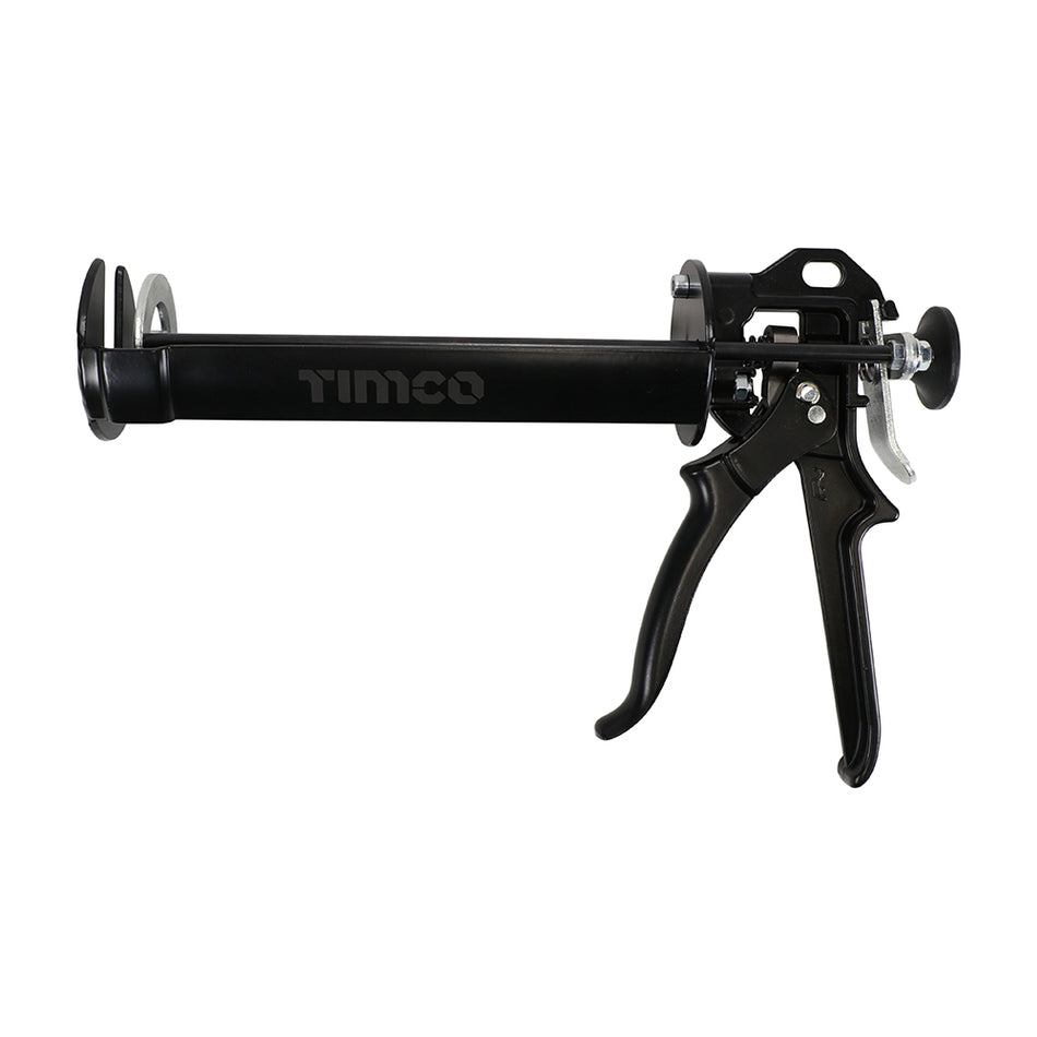 A 64mm heavy duty, co-axial resin applicator gun. 