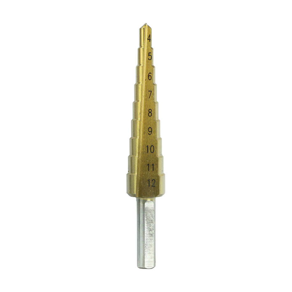 Ideal for drilling, enlarging or de-burring a precise hole into thin materials such as alloy and non-alloy metals up to a thickness of 4mm.