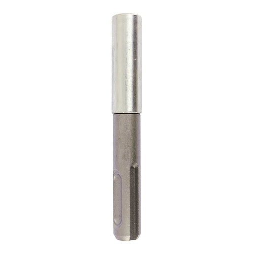 An economic magnetic 1/4" hex drive adaptor manufactured from two pieces of carbon steel. 