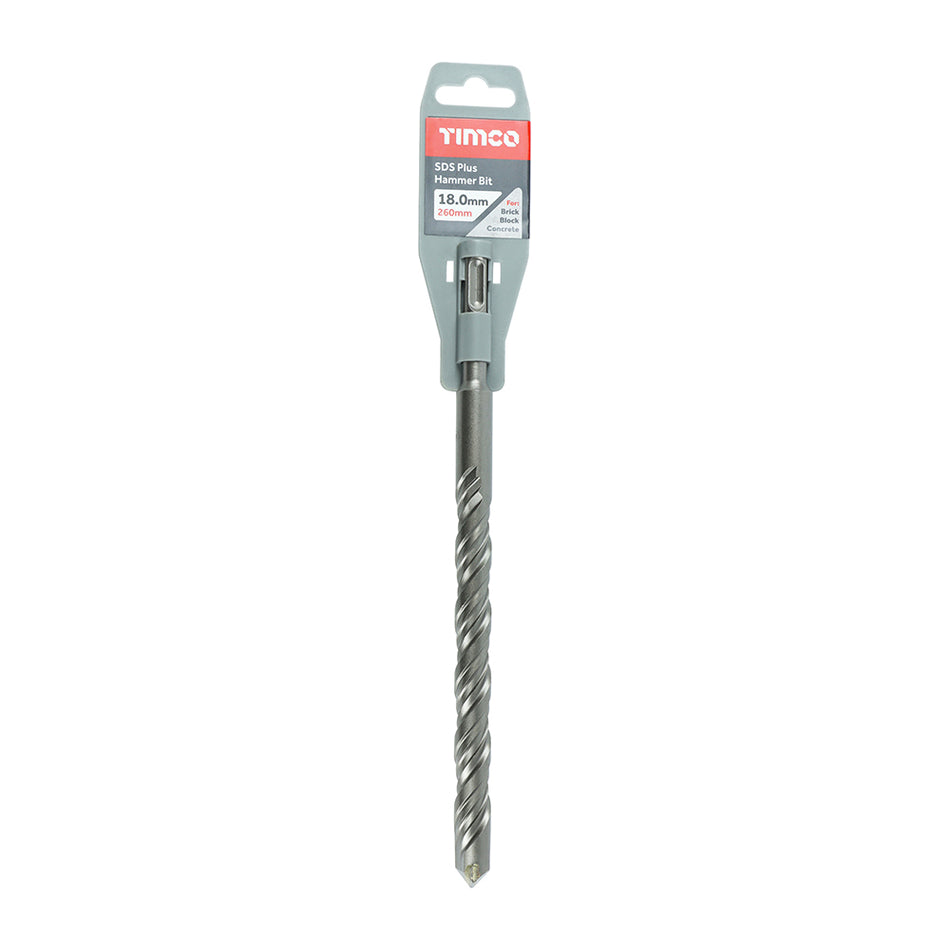 A high quality, cost effective drill bit suitable for use in rotary hammers with the SDS plus tool system. 