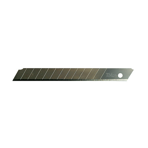 Snap off blades for standard retractable knives. Multiple cutting edges for longer life. Manufactured using SK2 steel to give a longer life and a sharper cut. For general purpose cutting of linoleum, plastic, wood, carpet, cardboard etc. 