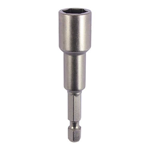 Used for installing hexagon headed fasteners with a power tool. Also known as a 1/4" nut setter.