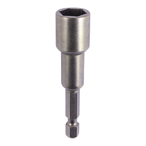 Used for installing hexagon headed fasteners with a power tool. Also known as a 1/4" nut setter.