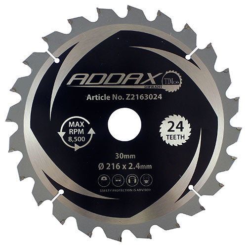 For use with most mitre saws, these blades have precision ground teeth to give a clean and smooth cut in all types of timber and man-made boards. 