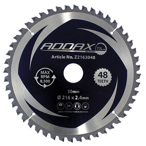 For use with most mitre saws, these blades have precision ground teeth to give a clean and smooth cut in all types of timber and man-made boards. 