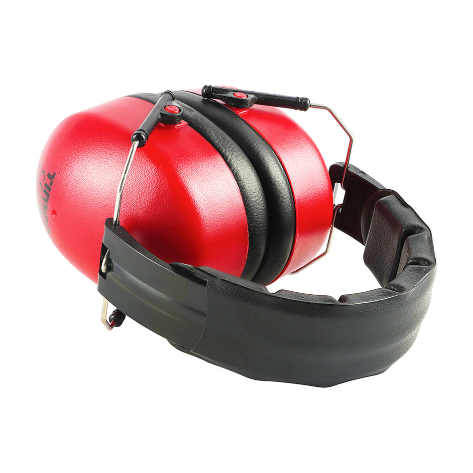 Ideal for long comfortable use in medium sound environments. The fully adjustable head band and deep cup cushions ensure a comfortable and secure fit. Foldable palm design for easy storage and to prevent contamination when not in use.