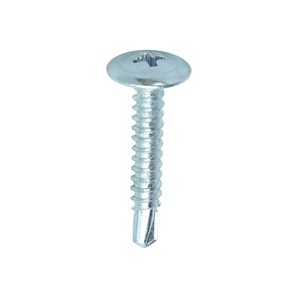 Used when constructing drywall track and ceiling track systems to stitch the track together (Max. 3.0mm) without the need to pre-drill a hole. 