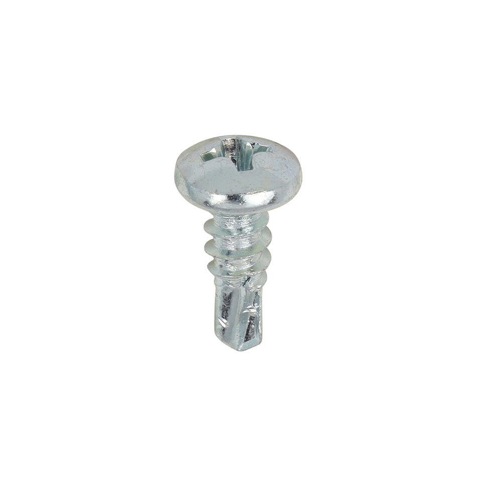 A light duty metal to metal screw with a phillips recess used for interior applications. 