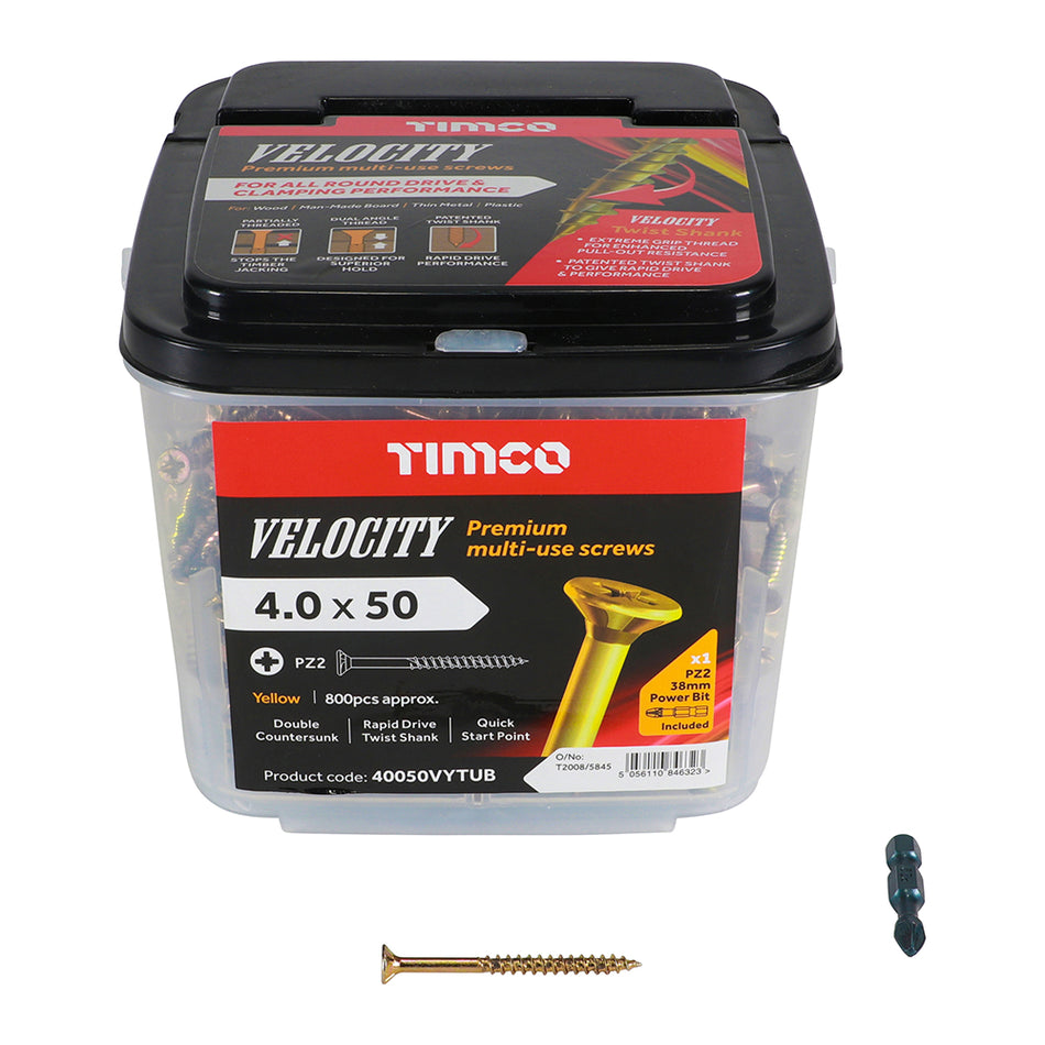 The unique patented Velocity screw has been specifically designed to give rapid installation into many different materials, whilst achieving exceptional pull-out resistance. It has been designed to give the user a consistent and reliable product that can be used in a variety of applications.