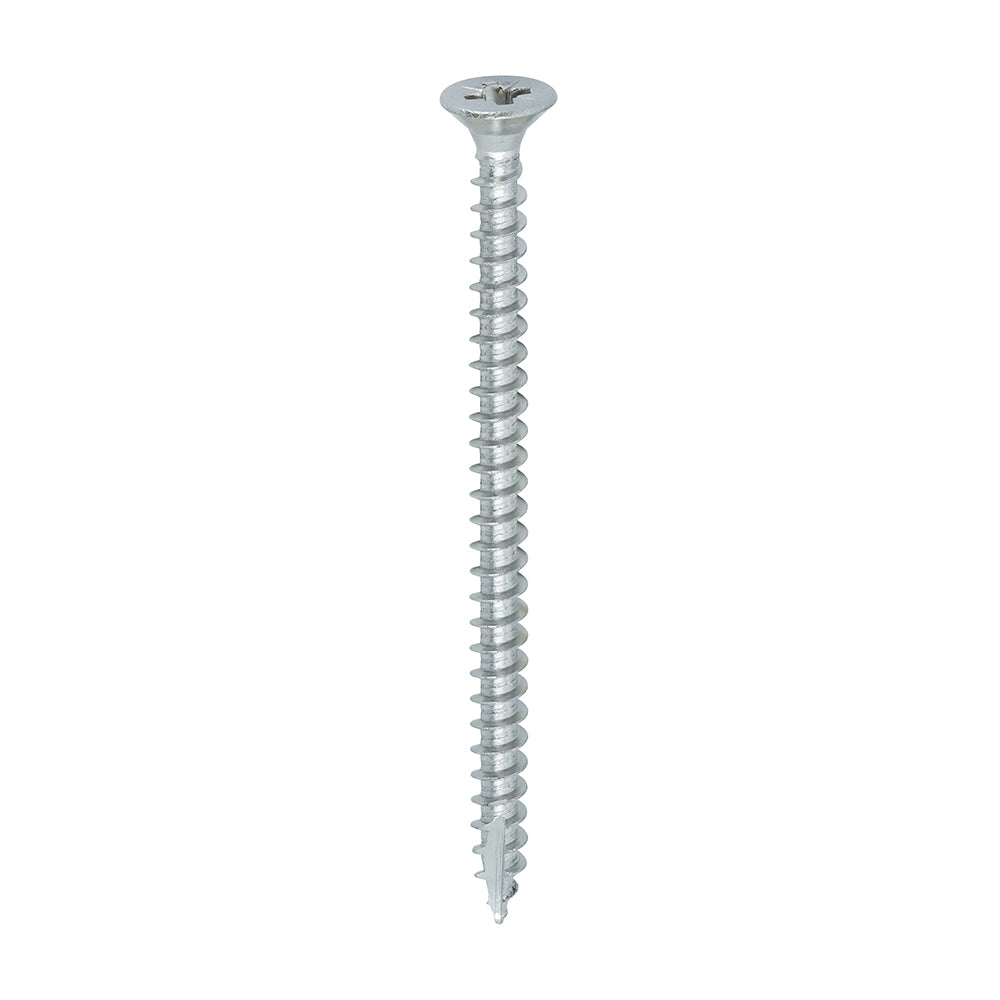 All the features and superior performance of the Classic Multi-Purpose Screw manufactured from A2 Stainless Steel. Ideal where ultimate corrosion resistance is required when fixing to softwoods, hardwood (pre-drilled), chipboard, MDF and plastic. Stainless steel must be used where there is corrosive environment and/or the base material has inherent corrosive characteristics e.g. Green Oak.