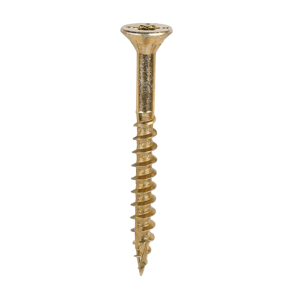 A premium multi-material screw featuring the award winning C2 twin-cut technology. The dual angle partial thread and high torque TX drive ensures maximum clamping strength on every fixing. Designed to prevent the timber from â€˜jackingâ€™ apart when fastening timber to timber. Ideal for applications such as timber studwork, panelling, roof and decking framework.