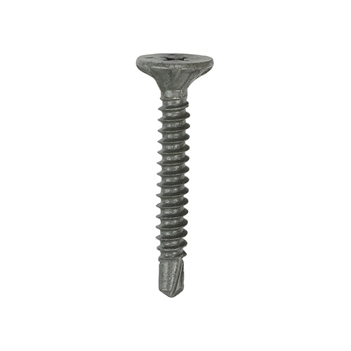 Specifically designed for fixing cement board steel dry-lining frames (max. 3.0mm). Self countersinking head for a secure and flush finish. Self-drilling point with a self-tapping thread. Exterior grade coating for superior corrosion resistance in damp or corrosive environments, when compared to standard fasteners.