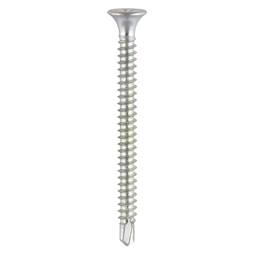 Used for attaching cills to the base of door or window frames. The self-drilling point permits the screw to drill through both reinforced and unreinforced frames. 