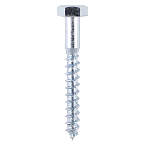 A traditional heavy duty woodscrew mainly used for timber to timber applications, attaching ironmongery to timber or into masonry with the use of a nylon plug. Pilot drill holes may be required into certain hardwoods. 
NOTE: Thread length is 2/3 of the overall length screw. E.G. 100mm = 60mm thread length (approx.).