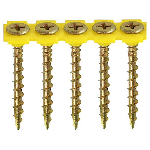 A single thread woodscrew mainly used in various types of timber and man-made boards. 