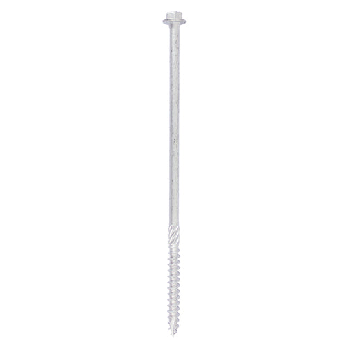 Designed as an alternative to the traditional coach screw. This heavy duty screw dramatically decreases installation time as it doesnâ€™t require a pilot hole into most wood types. This screw is ideal for external applications or where extra strength is required. Coated with a patented multi-layer corrosion resistant plating to withstand 1,000 hours salt spray test. 