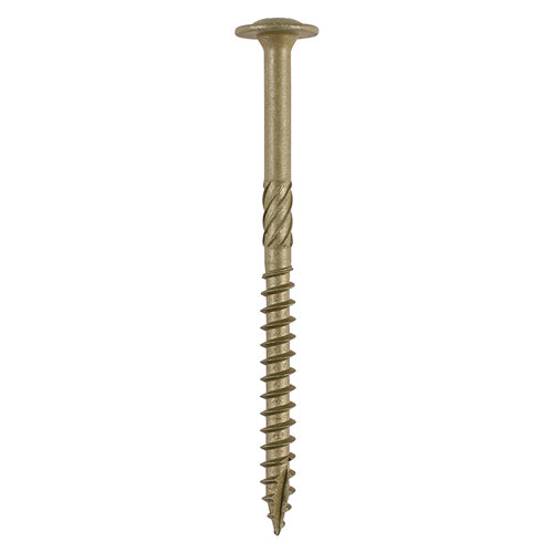 Designed as an alternative to the traditional coach screw mainly used for timber to timber applications. Wafer head for improved clamping and a low profile finish. Coated with a patented multi-layer corrosion resistant plating to withstand 1,000 hours salt spray test, this screw is ideal for external applications. 