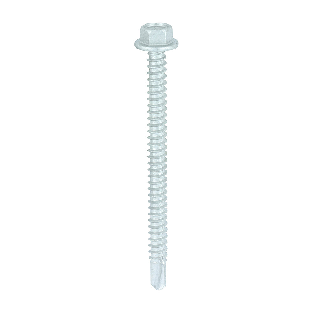 Hex head self-drilling screws, for joining roofing sheets to light section steel (Max. 5.0mm) without the need to pre-drill a hole.