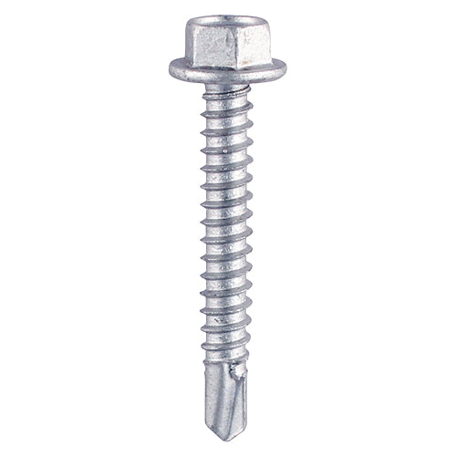 Hex head self-drilling screws, for joining roofing sheets to light section steel (Max. 3.0mm) without the need to pre-drill a hole.