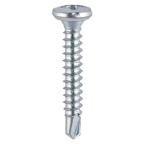 For attaching friction stays with countersunk holes to steel reinforced PVCu frames. Also known as a repair screw, frequently used in stripped holes. 