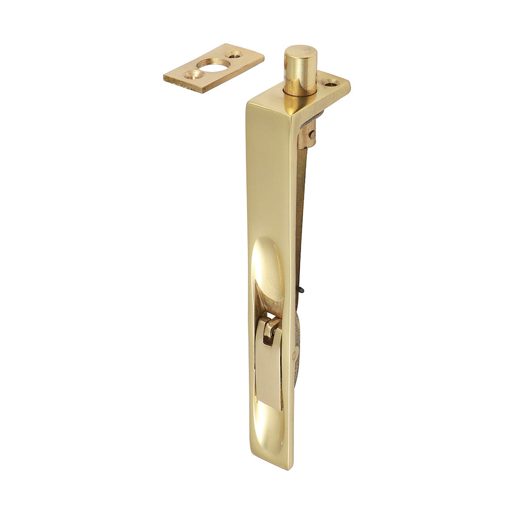 Lever action flush bolts are morticed into the face or leading edge of the door providing a flush door surface finish. They are commonly fitted to double doors to secure the slave door leaf in place.