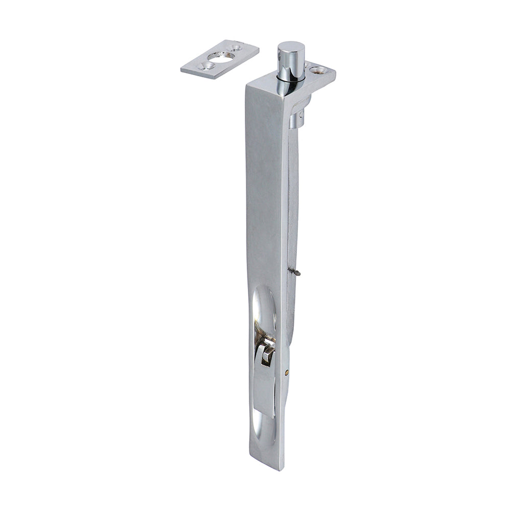 Lever action flush bolts are morticed into the face or leading edge of the door providing a flush door surface finish. They are commonly fitted to double doors to secure the slave door leaf in place.