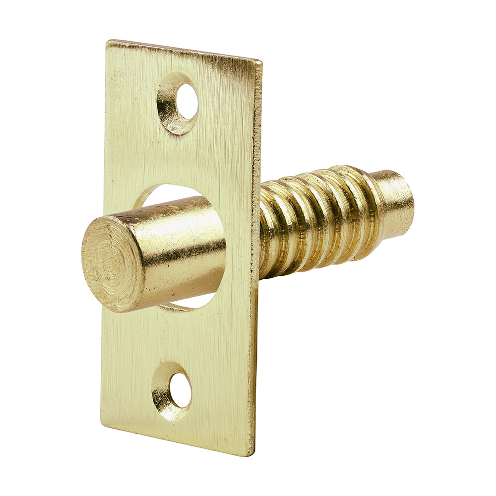 Hinge bolts provide additional security for outward opening doors that have exposed hinge knuckles. They prevent the door being removed from the frame in the event of the hinge knuckle being attacked by interlocking the door into the frame.