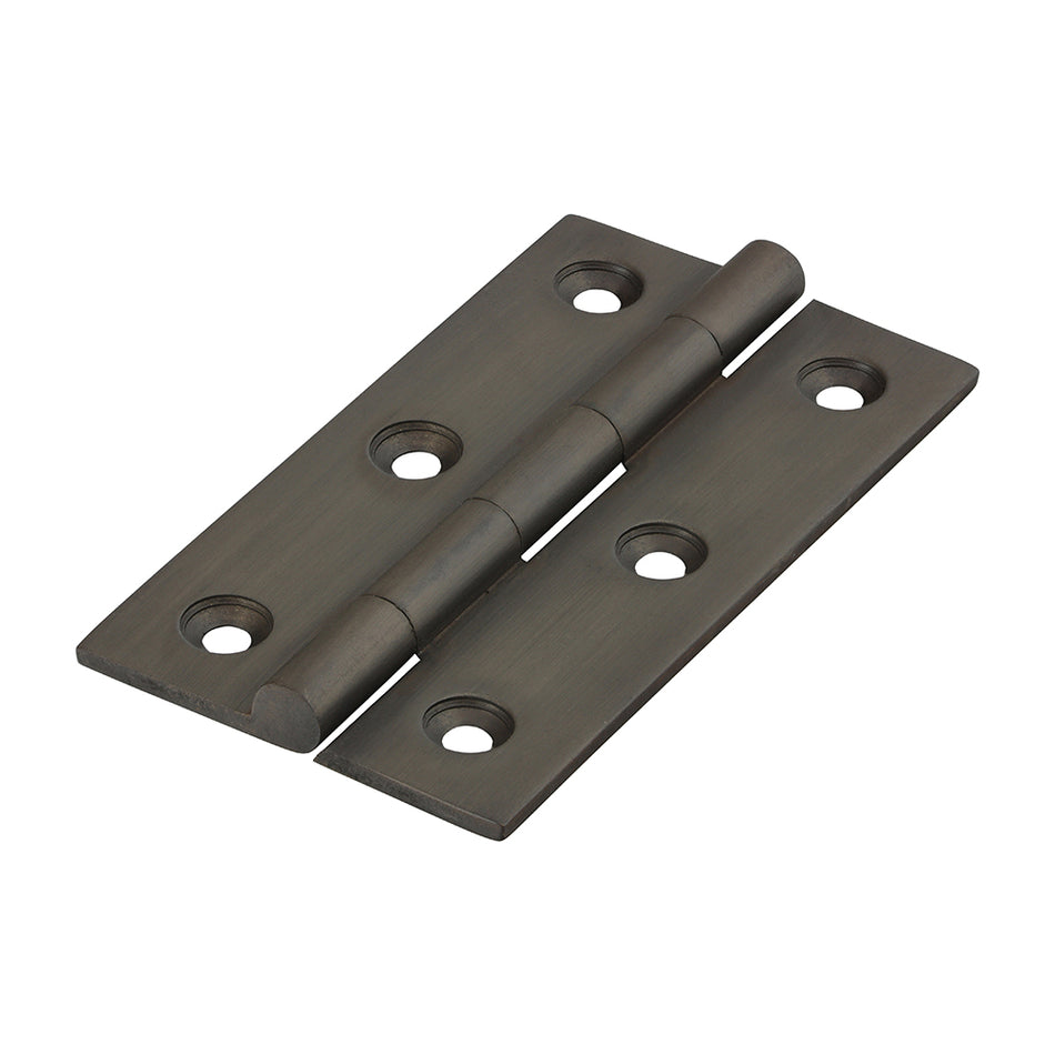 Solid drawn hinges are made to a high specification from solid drawn brass and brass pins to guarantee no rust and a high quality long lasting finish. They are ideal for hanging light cupboard and cabinet doors in quality joinery products. Fixings included.